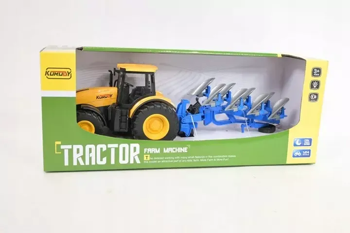 TRAKTOR Z PŁUGIEM 11274 M&Z zdjęcie 1