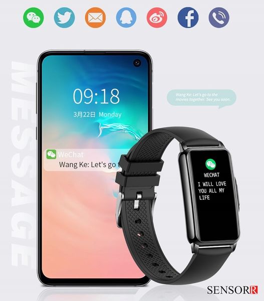 ELEGANCKI ZEGAREK DAMSKI SMARTWATCH SMARTBAND PL zdjęcie 16