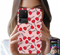 ETUI DO SAMSUNG GALAXY S20 Ultra - KOBIECE, MODNE WZORY LIZAKI W SERCA CASE