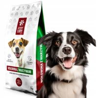 Sucha karma z wołowiną i warzywami dla psa Cztery Łapy PREMIUM 5kg