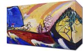 Obraz 30x20cm Painting with Troika, Wassily Kandinsky Vintage