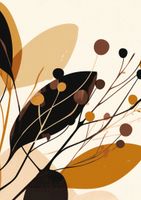 Plakat 59,4x84,1cm Jesienne Sylwety