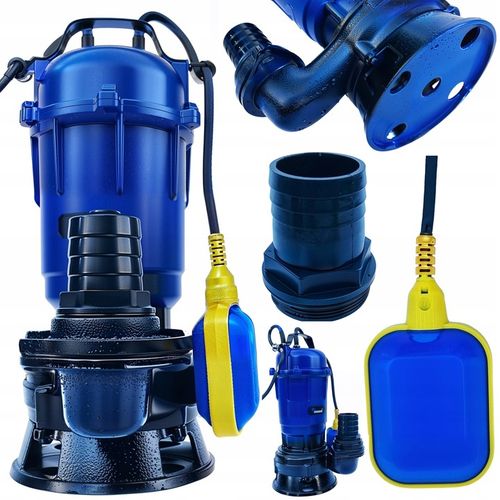 POMPA DO WODY BRUDNEJ SZAMBA Z ROZDRABNIACZ-EM 3850W ZATAPIALNA PŁYWAK-IEM na Arena.pl