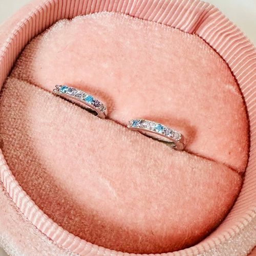 Kolczyki srebrne 925 dla dziewczynki dzieci koła kółka srebro 925 rodowane na Arena.pl