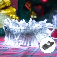 Niskonapięciowy sznur 150 LED 15+3 m zimne światło do dekoracji świątecznych