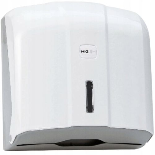 Pojemnik Dozownik Podajnik ręczniki papierowe ZZ Biały Naścienny ATEST PZH na Arena.pl