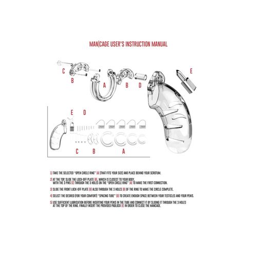 model 04 chastity cock cage - 11,5 cm na Arena.pl