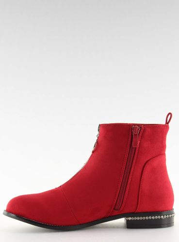 Botki damskie czerwone LL6300 RED - 41 na Arena.pl