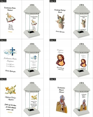 Znicz z nadrukiem grawerem DLA MATKI CHRZESTNEJ na Arena.pl