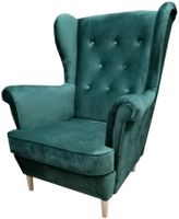 Fotel uszak z podłokietnikami w stylu skandynawskim SN-0024