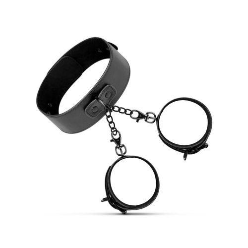 bedroom fantasies - collar & wrist cuffs black na Arena.pl
