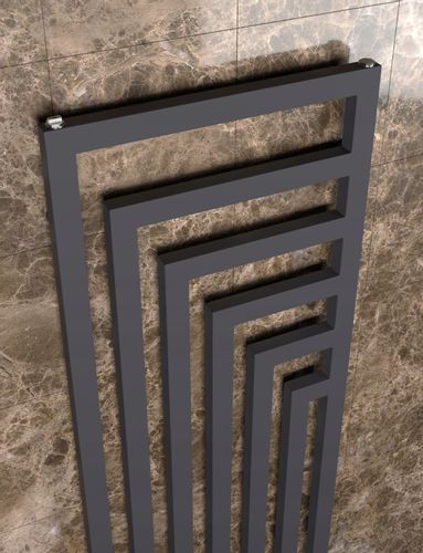 Grzejnik dekoracyjny LAOS-MIDDLE 1200x520 GRAFIT na Arena.pl