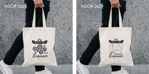 Torba z nadrukiem napis PREZENT ENGINEER na Arena.pl