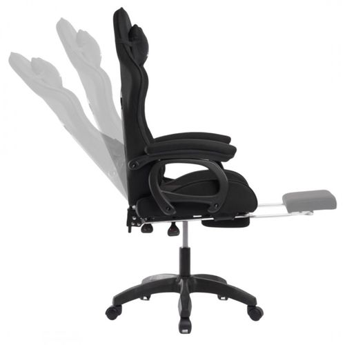 fotel gamingowy obrotowy z podnóżkiem snake masażer ko33cz na Arena.pl