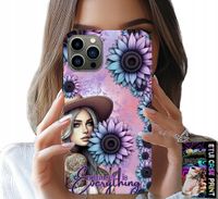ETUI DO IPHONE 11 PRO MAX - KOBIETA W SŁONECZNIKACH, KOBIECE WZORY