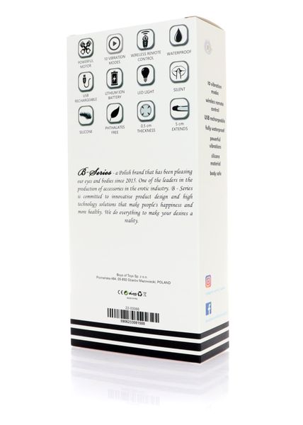 Stymulator - Vibrating Extension - USB 10 Functions / Remote Control zdjęcie 11