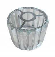 Klosz ZYDTRIP 15 cm bezbarwny, srebrny