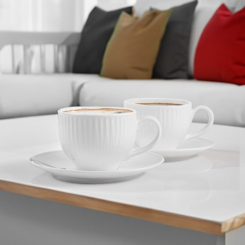 KOMPLET PORCELANOWYCH FILIŻANEK ZEOLIA 250ML 2SZT DO KAWY HERBATY na Arena.pl