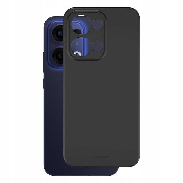 Spacecase Silicone Case 3.0 Oppo Reno13 5G Black zdjęcie 2