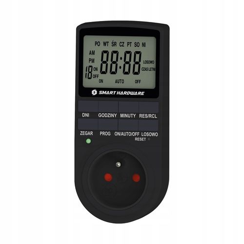 PROGRAMATOR CZASOWY WŁĄCZNIK WYŁĄCZNIK LCD CYFROWY HARMONOGRAM 7 DNI POLSKI na Arena.pl