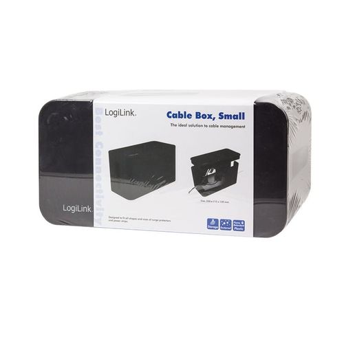 LogiLink Organizer kabli Cable Box, czarny na Arena.pl