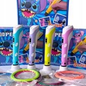 DŁUGOPIS 3D LILO I STICH ZESTAW PREZENT WKŁADY PEN DRUKARKA SZABLONY STITCH