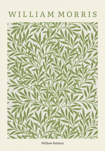 Plakat 70x100cm Design Willow Pattern, Morris Vintage do Salonu na Arena.pl