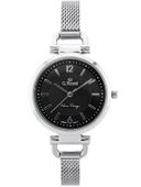 ZEGAREK G. ROSSI - LESTI - 3652B (zg772b) - silver/black + BOX