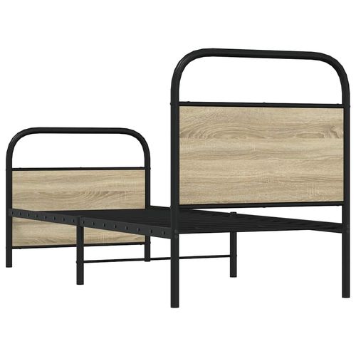 Łóżko bez materaca, 80x200 cm, dąb sonoma na Arena.pl