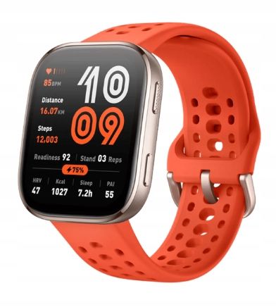 Smartwatch AMAZFIT Bip 6 Czerwony zdjęcie 3