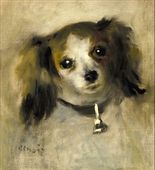 Head of a Dog, Auguste Renoir - plakat 70x100 cm