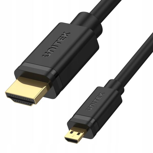 Unitek Kabel micro HDMI - HDMI 2.0 4K 60Hz 2 m zdjęcie 1
