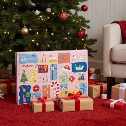 Kalendarz adwentowy z kosmetykami prezent świąteczny IDC Institute 1 szt. na Arena.pl