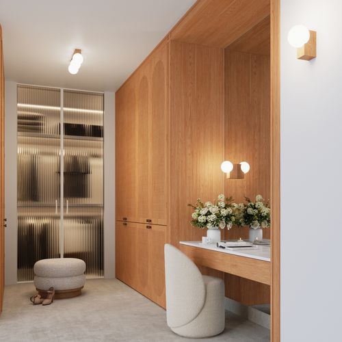 Kinkiet BULBO naturalne drewno na Arena.pl