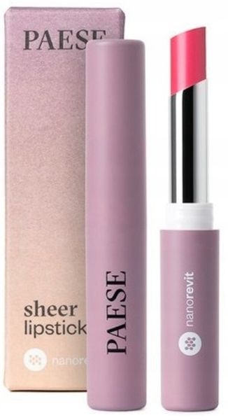 PAESE SHEER LIPSTIC pomadka do ust szminka PINK zdjęcie 1