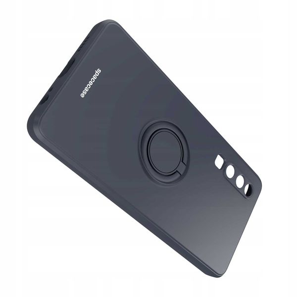 Spacecase Silicone Ring Huawei P30 Black zdjęcie 6
