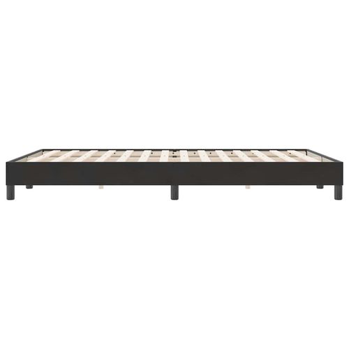 Łóżko Box Spring bez materaca Czarne 160x220 cm Aksamit na Arena.pl