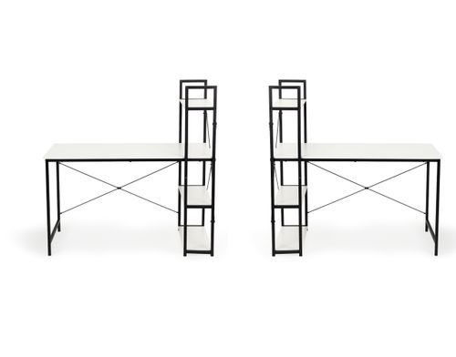 Biurko komputerowe biurowe stół + regał półki loft na Arena.pl