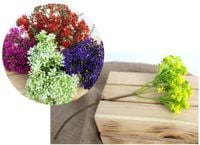 kwiat zatrwian 35 cm główka 13 cm mix kolor 12szt. kal-337