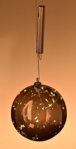 Szara bombka LED 15cm # na Arena.pl