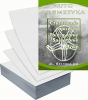 Ulotki A4 reklamowe firmowe 100szt projekt w cenie AUTO KOSMETYKA