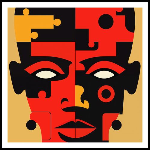 Plakat 70x70cm Puzzle Tożsamości na Arena.pl