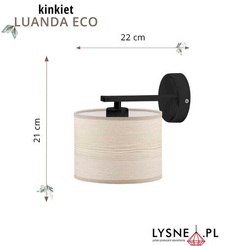 Lampka nocna ścienna LUANDA ECO na Arena.pl