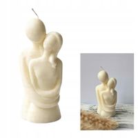 Świeca sojowa wolnostojąca dekoracyjna para na prezent naturalna handmade