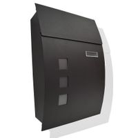 SKRZYNKA POCZTOWA NA LISTY MODERN DESIGN GRAFITOWA 14411