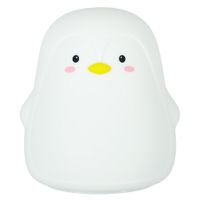 LAMPKA NOCNA DLA DZIECI SILIKONOWA LED BIAŁA PINGWINEK WYSOKA JAKOŚĆ