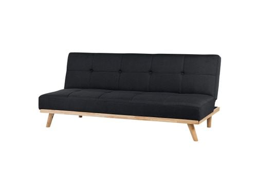Sofa rozkładana czarna FROYA na Arena.pl