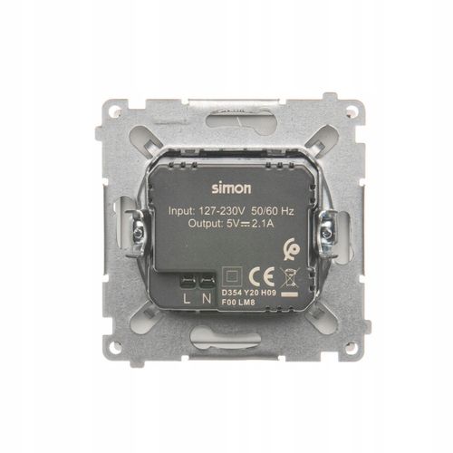 SIMON BASIC Ładowarka USB podwójna biały BMC2USB.01/11 na Arena.pl