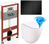 ZESTAW PODTYNKOWY 7W1 STELAŻ TECE + MUSZLA WC TORNADO SLIM +PRZYCISK