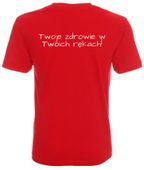 .Koszulka męska czerwona Haretski.